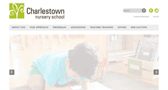 Desktop Screenshot of charlestownnurseryschool.org